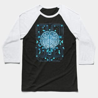 Artificial intelligence brain Baseball T-Shirt